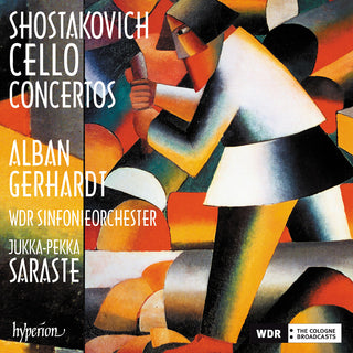the album cover for Alban Gerhardt - Shostakovich: Cello Concertos