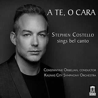 the album cover for Bellini / Costello - Stephen Costello Sings Bel Canto