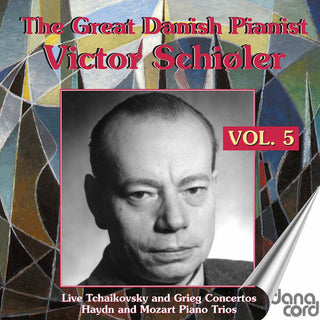 the album cover for Victor Schiøler - Great Danish Pianist 5