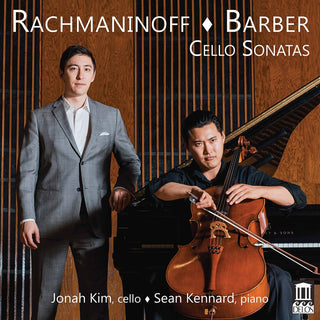 the album cover for Barber / Kim / Kennard - Cello Sonatas