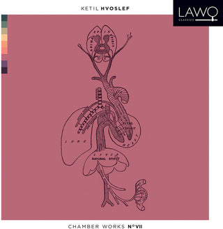 the album cover for Hvoslev - Chamber Works 7