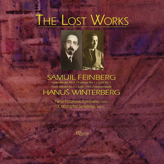 the album cover for Feinberg / Zymbalist / Sirodeau - Lost Works