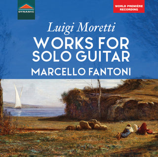 the album cover for Moretti / Fantoni - Works for Solo Guitar