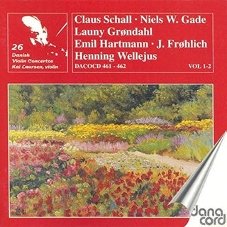 the album cover for Laursen - Danish Violin Concertos 3-4