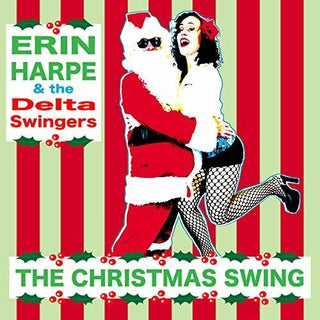 the album cover for Erin Harpe & Delta Swingers - Christmas Swing
