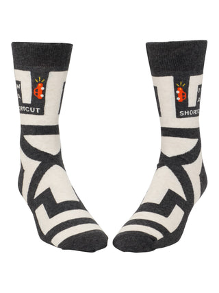 I Know A Shortcut Men's Socks