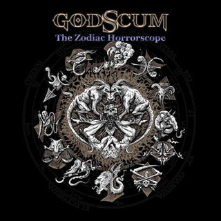 the album cover for Godscum - Zodiac Horrorscope