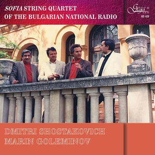 the album cover for Goleminov / Sofia String Quartet / Chouchkov - Shostakovich & Goleminov