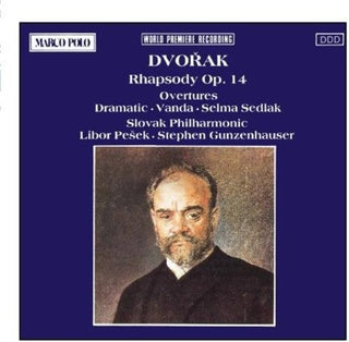 the album cover for Dvorak - Rhapsody / Overtures