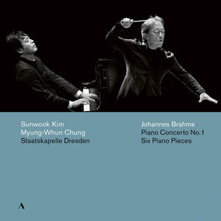 the album cover for Brahms / Sachsische Staatskapelle Dresden / Chung - Piano Concerto 1