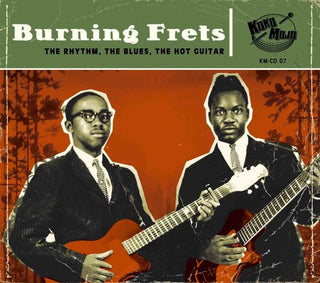 the album cover for Burning Frets / Various - Burning Frets