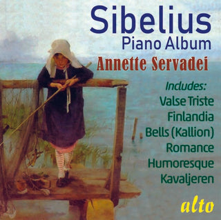 the album cover for Annette Servadei - Sibelius Piano Music