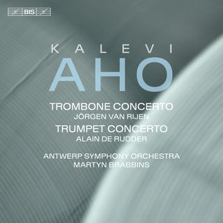 the album cover for Aho / Rijen / Rudder - Concerto for Trombone & Orchestra