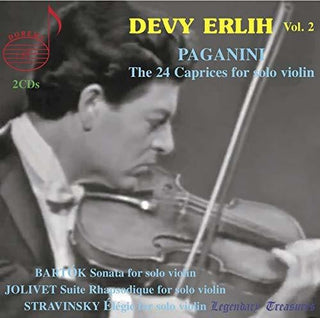 the album cover for Bartok / Erlih - Paganini Caprices