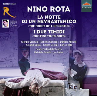 the album cover for Rota / Celenza / Reate Festival Orch - Notte Di Un Nevrastenico / I Due Timidi