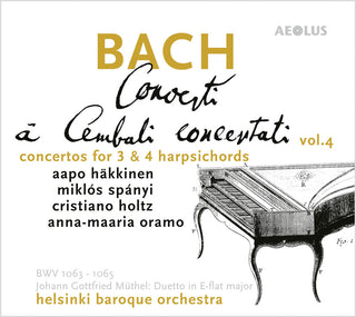 the album cover for Muthel / Hakkinen / Oramo - Concerti a Cembalo 4