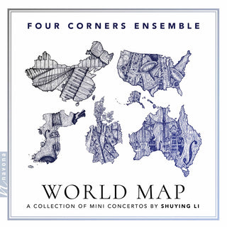 the album cover for Li / Four Corners Ensemble - World Map