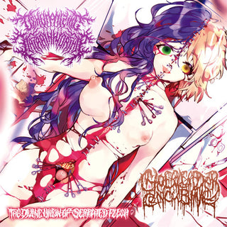 the album cover for Dehumanizing Itatrain Worship - Divine Union Of Serrated Flesh