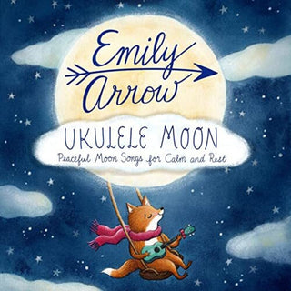 the album cover for Emily Arrow - Ukulele Moon