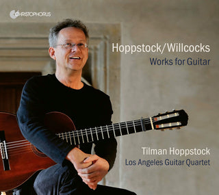 the album cover for Hoppstock / Hoppstock - Works for Guitar