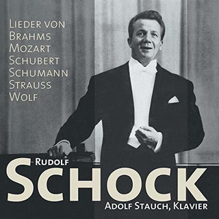 the album cover for Brahms / Schock - Lieder