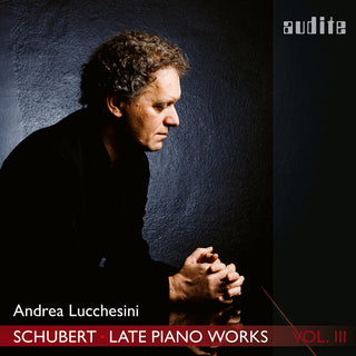 the album cover for Schubert / Lucchesini - Late Piano Works 3