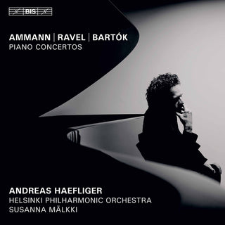 the album cover for Ammann / Haefliger / Malkki - Piano Concertos