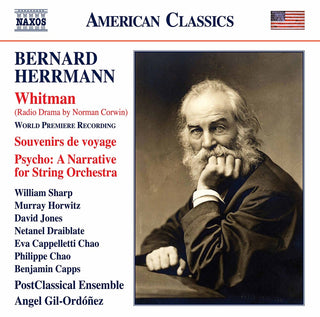 the album cover for Herrmann / Postclassical Ensemble / Gil-Ordonez - Whitman