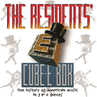 the album cover for The Residents - Cube-e Box: The History Of American Music In 3 E-Z Pieces pREServed