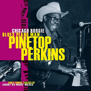 the album cover for Pinetop Perkins - Chicago Boogie Blues Piano Man