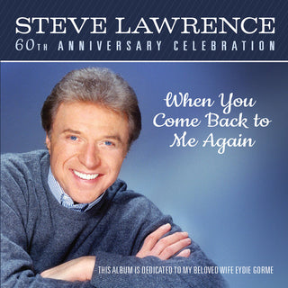 the album cover for Steve Lawrence - When You Come Back To Me