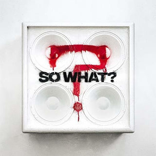 the album cover for While She Sleeps - So What?