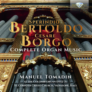 the album cover for Bertoldo / Tomadin - Complete Organ Music
