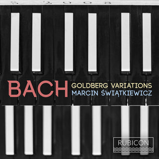 the album cover for Marcin Swiatkiewicz - Bach: Goldberg Variations