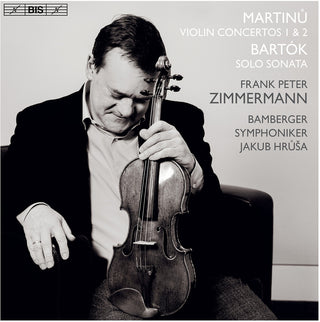 the album cover for Bartok / Zimmermann / Hrusa - Violin Concertos 1 & 2