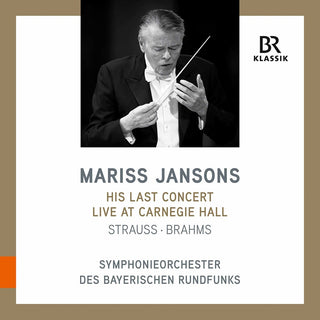 the album cover for Brahms / Jansons - His Last Concert