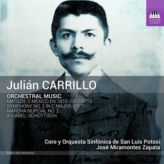 the album cover for Carrillo - Orchestral Music