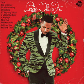 the album cover for Leslie Odom Jr. - The Christmas Album