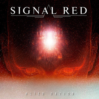 the album cover for Signal Red - Alien Nation