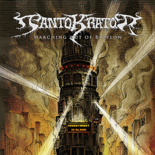 the album cover for Pantokrator - Marching Out of Babylon