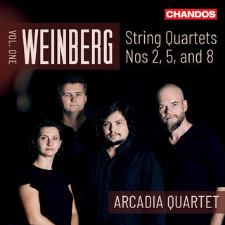 the album cover for Weinberg / Arcadia Quartet - String Quartets 1