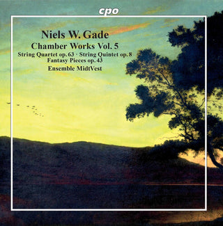 the album cover for Gade / Ensemble Midtvest - Chamber Works 5