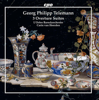 the album cover for Telemann / Lorfeo Barockorchester - 3 Overture Suites