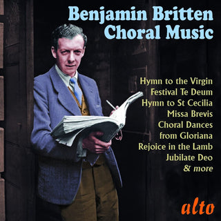 the album cover for St Johns Cambridge / George Guest - Benjamin Britten: Choral Music