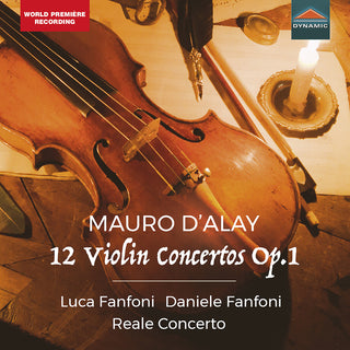 the album cover for Dalay / Reale Concerto / Fanfoni - 12 Violin Concertos 1