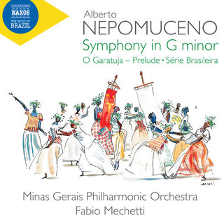 the album cover for Nepomuceno - Symphony in G Minor / Prelude / Serie Brasileira
