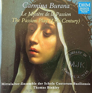 the album cover for Marcus / Binkley / Morrison - Carmina Burana - Passion P