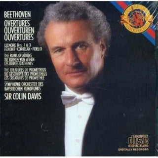 the album cover for Beethoven / Bavarian Radio Sym Orch / Davis - Overtures / Colin Da