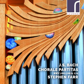 the album cover for J Bach S / Farr - Chorale Partitas