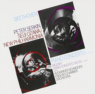 the album cover for Beethoven / Mozart /Serkin - Piano Cto Op 6